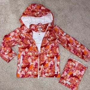 Hunter for Target pink and orange camo rain jacket
